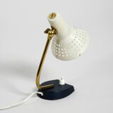 Very nice Mid Century Modern metal bedside lamp with adjustable shade