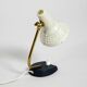 Very nice Mid Century Modern metal bedside lamp with adjustable shade
