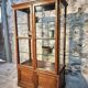Vitrine ancienne en chêne français – Vitrine de musée d’un château de Bourgogne – vers 1900