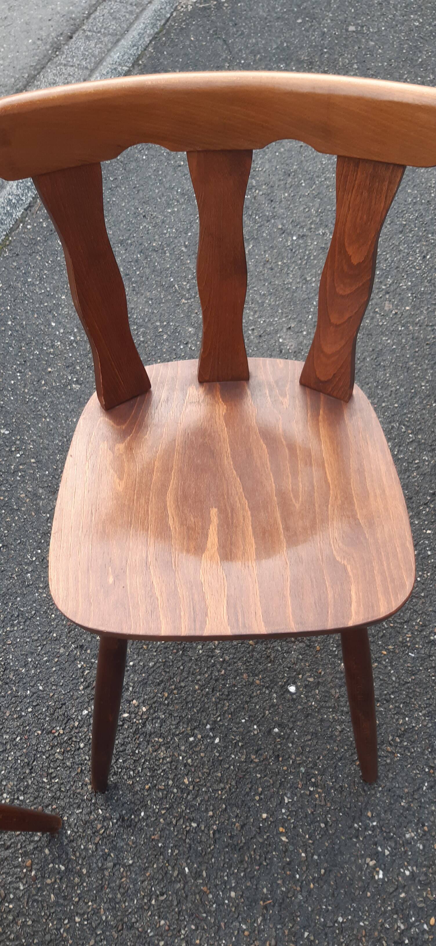 Set of 4 bistro/brasserie chairs