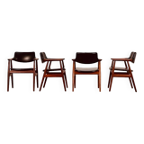 A set of four or six Svend Aage Eriksen model Gm11 dining chairs, 1960s