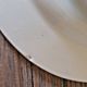 Vintage Salins iron earth compote dish with Louis XVI garlands