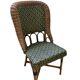 4 vintage rattan and bamboo chairs