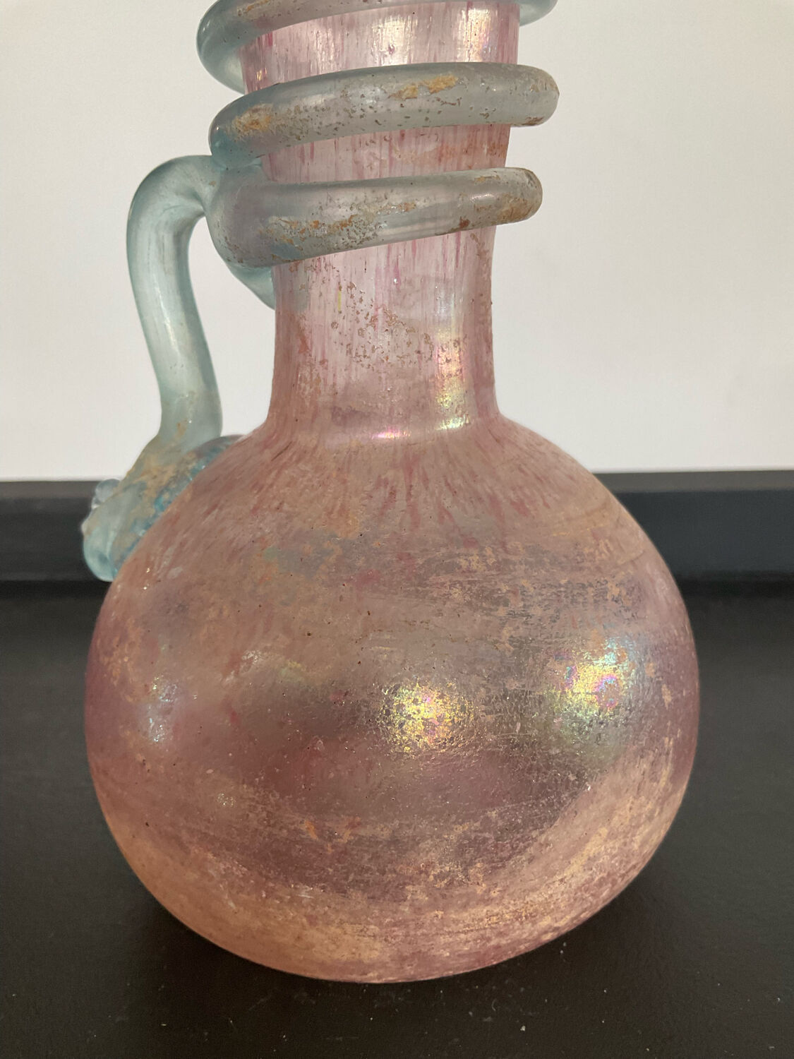 Old "Scovo" vase in Murano glass