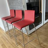Set of Pedrali bar stools