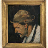 Portrait of a signed man