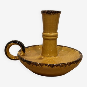 Earthenware candle holder