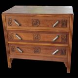 Old small art deco chest of drawers