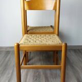 2 chaises corde raphia tressée