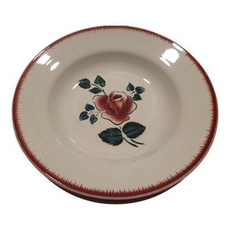 Hollow plate Digoin Sarreguemines model Bagatelle