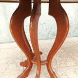 Brutalist table in solid oak