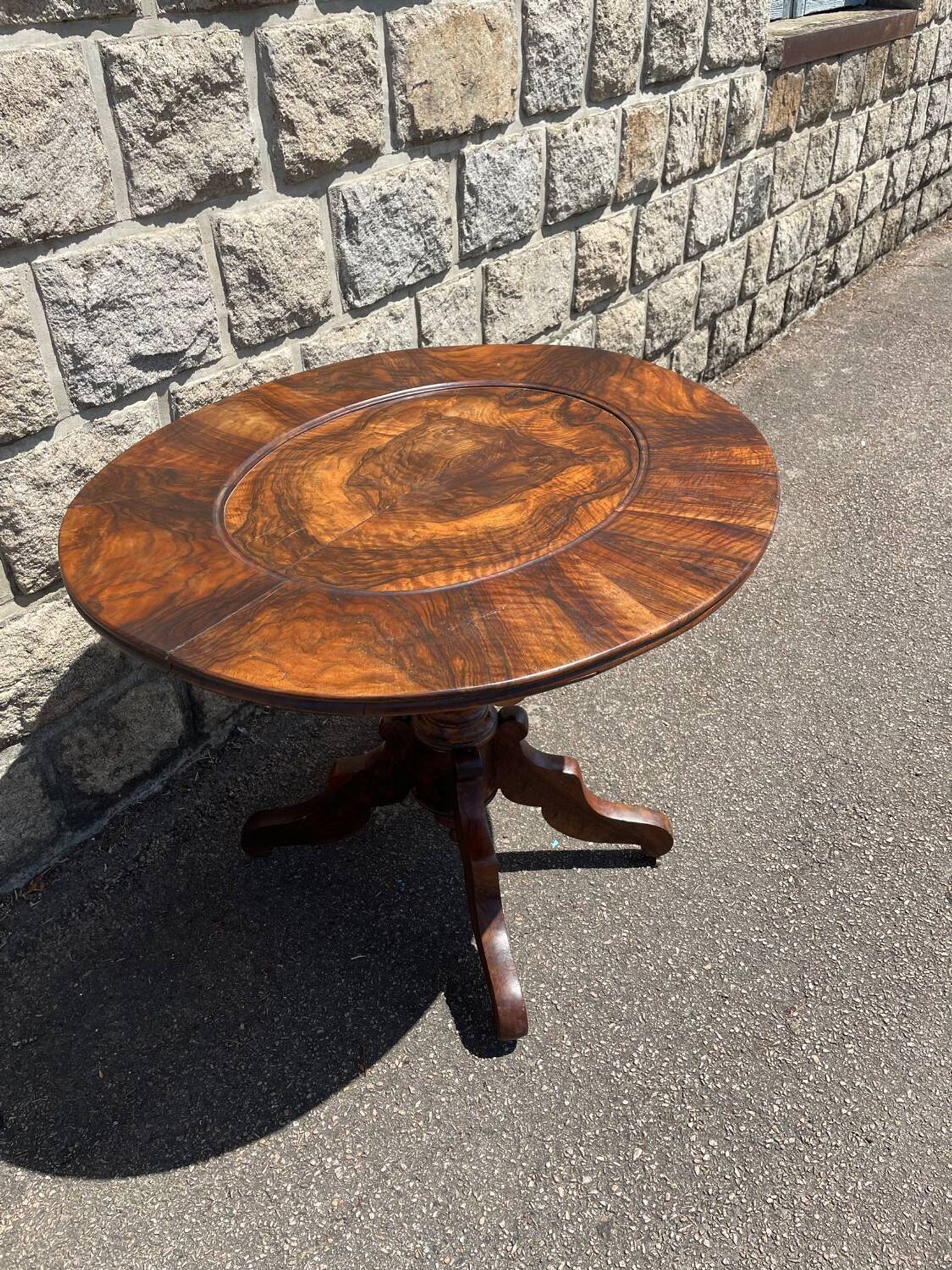 Table d'Appoint Antique en noyer