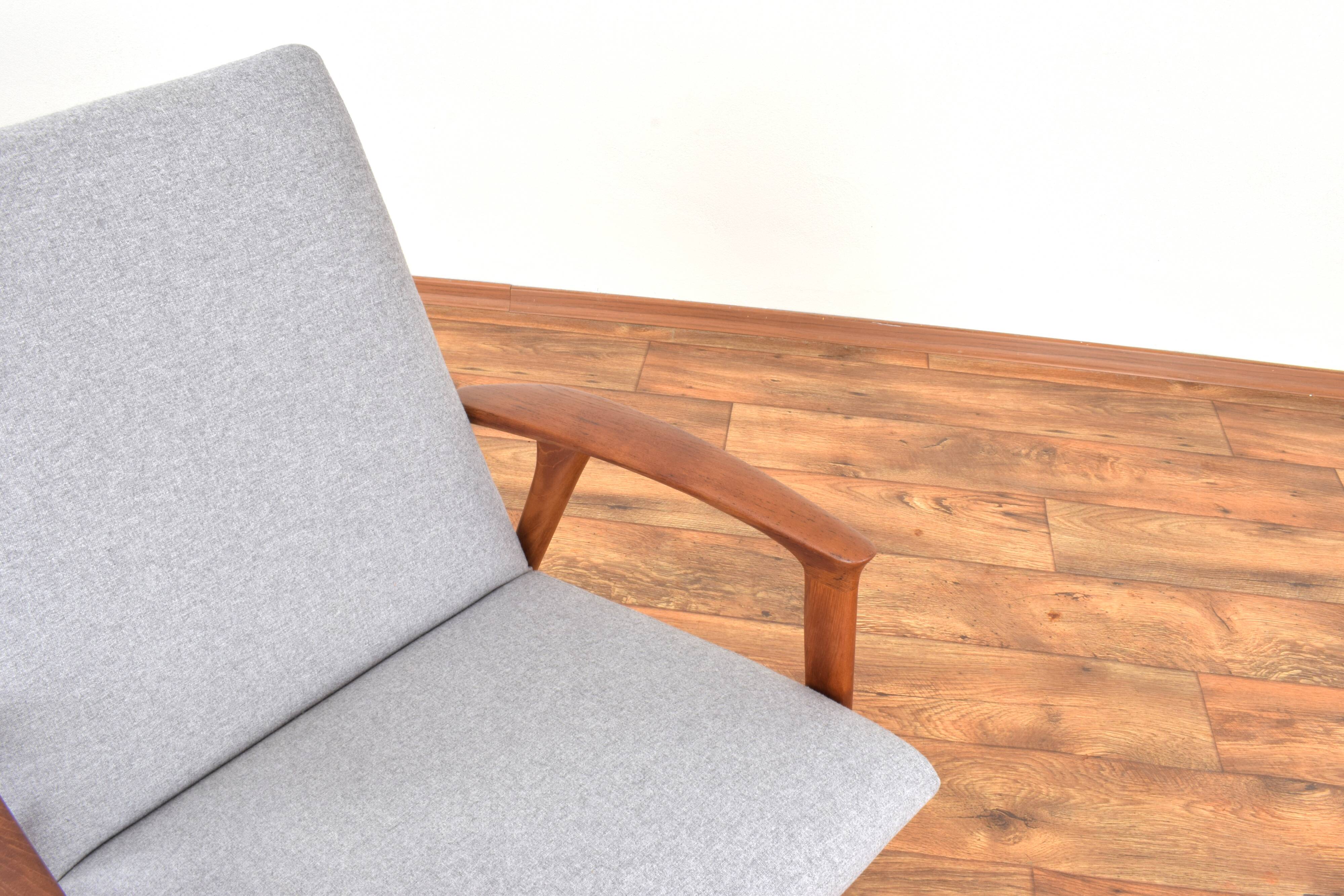 Mid-Century Danish Teak Armchair, 1960s.