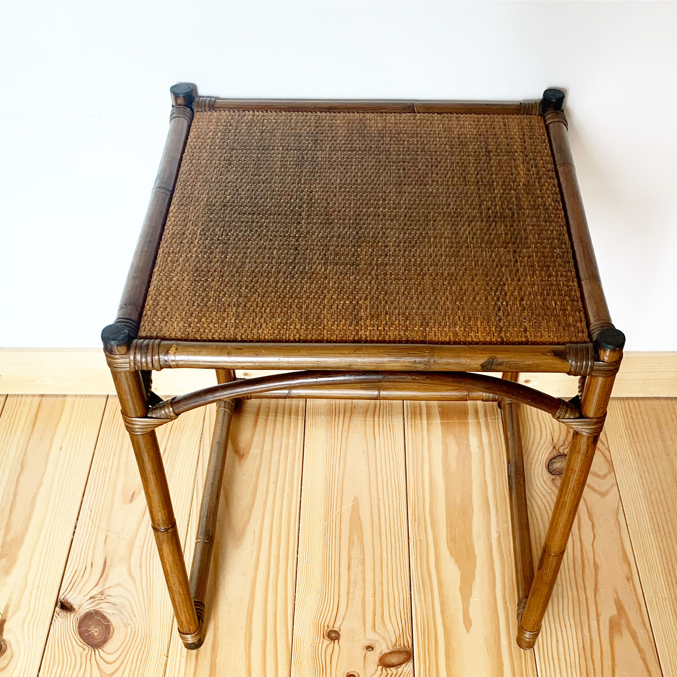 Vintage rattan coffee table