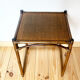 Table basse vintage en rotin
