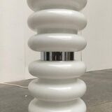 Mid-century space age glass floor lamp by Carlo Nason for JBS, 1960s.