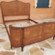 Lit corbeille cannage style Louis XV début XXeme