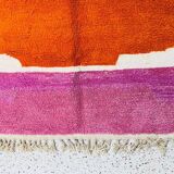 Handmade Berber rug in pure wool, size 140 x 270 cm