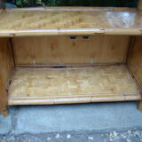 Ancient bamboo shelf