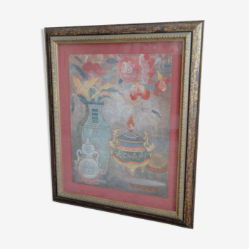 Tableau Panier Chinois "Au vase à gauche"