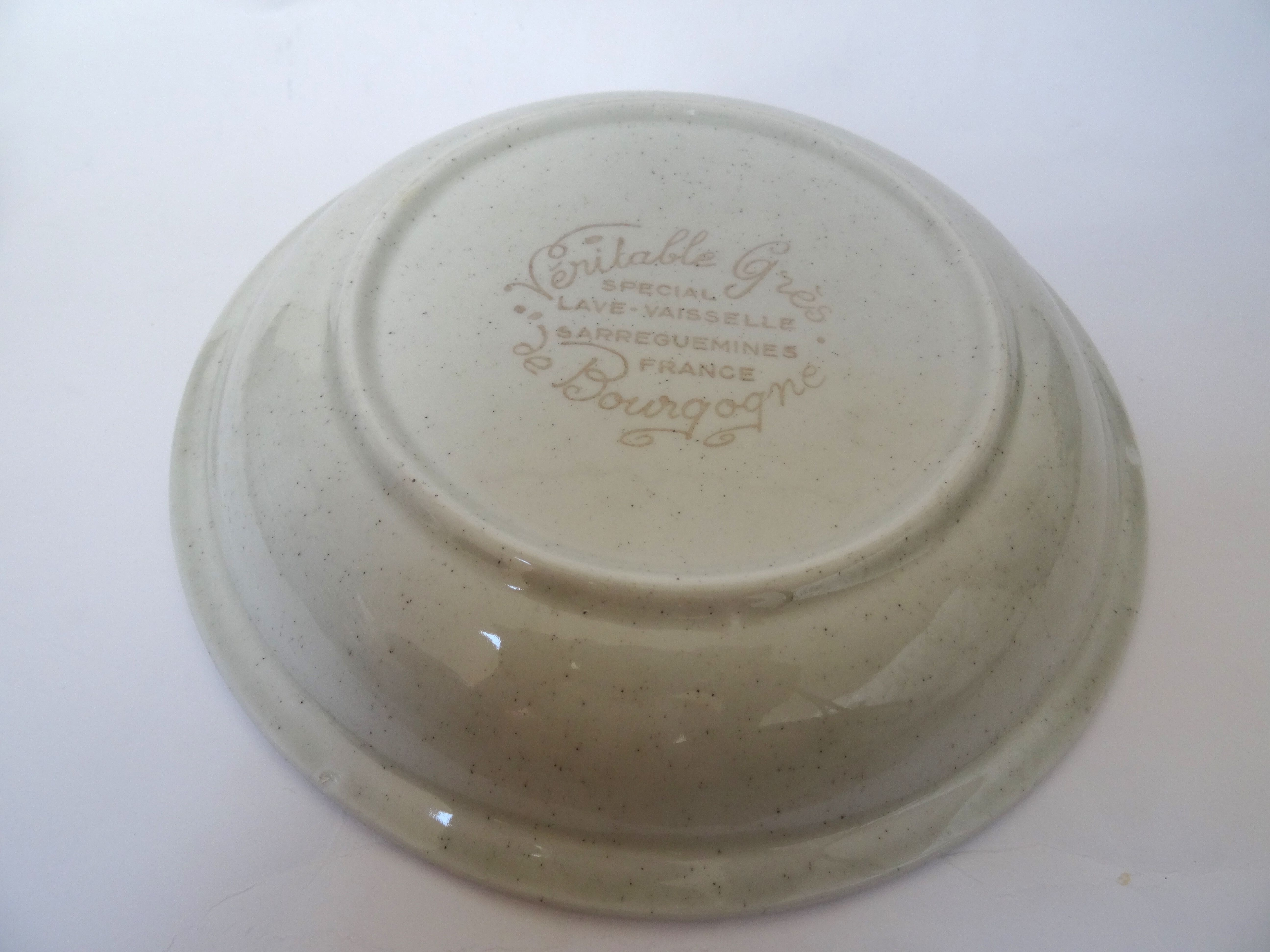 Hollow plates Sarreguemines