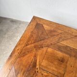 1940s inlaid oak coffee table