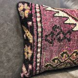 Handmade wool lumbar kilim pillow