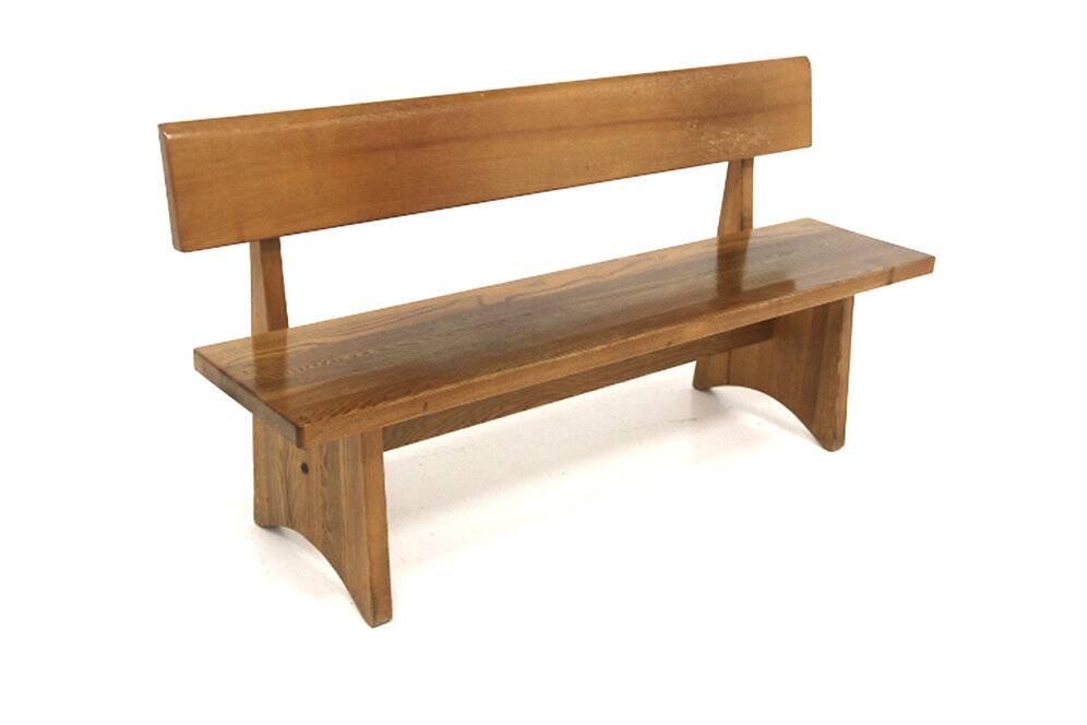 Scandinavian oak bench, Sweden, 1960