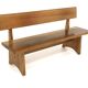 Banc scandinave en chêne, Suède, 1960