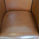 Set of original English handmade springvale club chairs in good condition