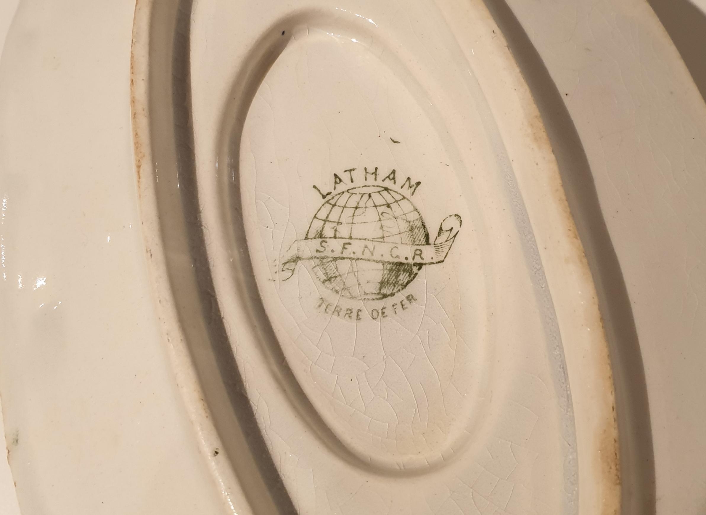 Latham SFNCR iron earth sauce dish