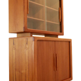 Vintage Danish design Dyrlund two-piece cabinet