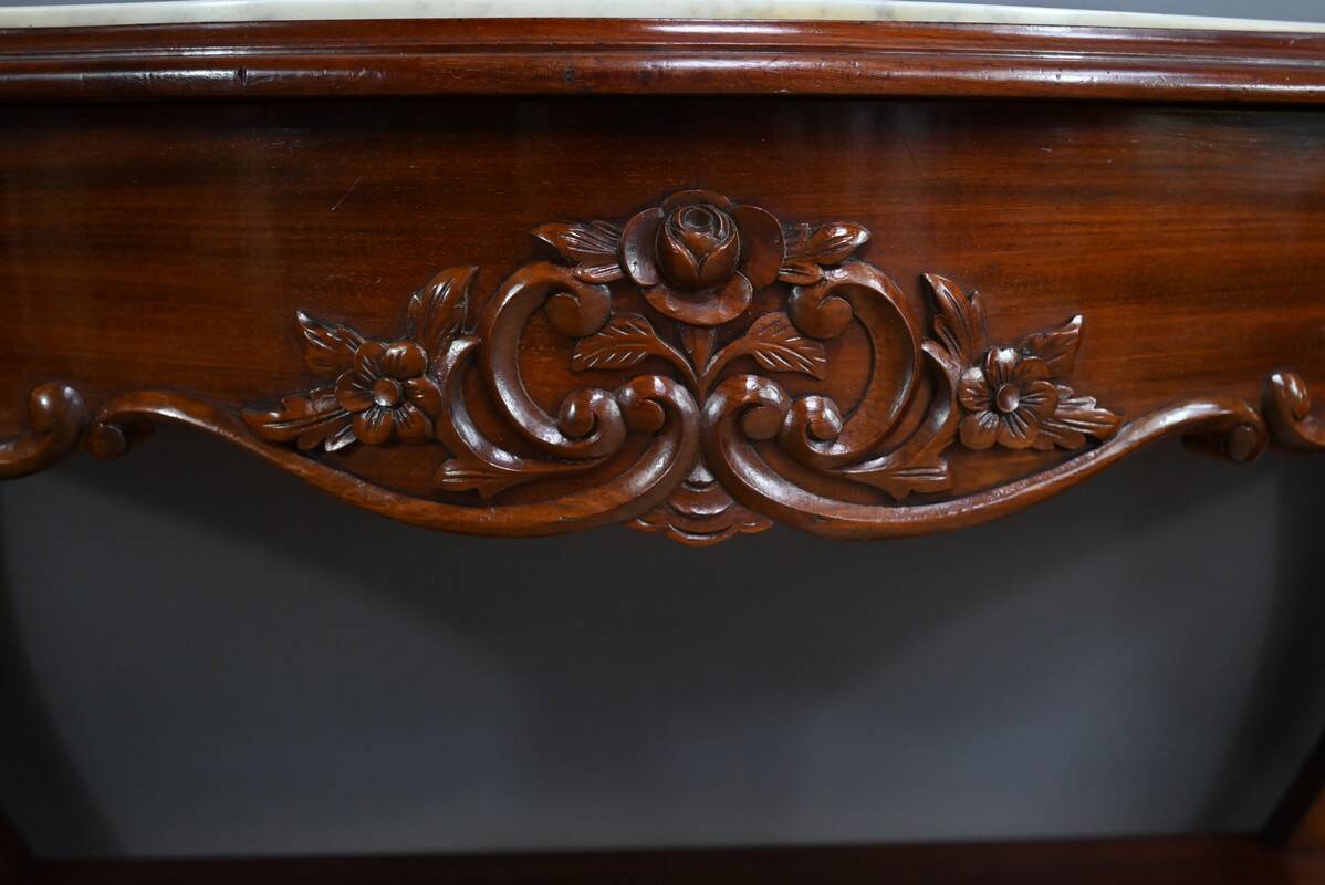 Mahogany Console, Napoleon III Period – Part 2 of the 19th Century