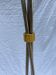 Italian stainless steel lamp - 1980