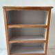Refurbished vintage Bibus - Natural wood and taupe paint