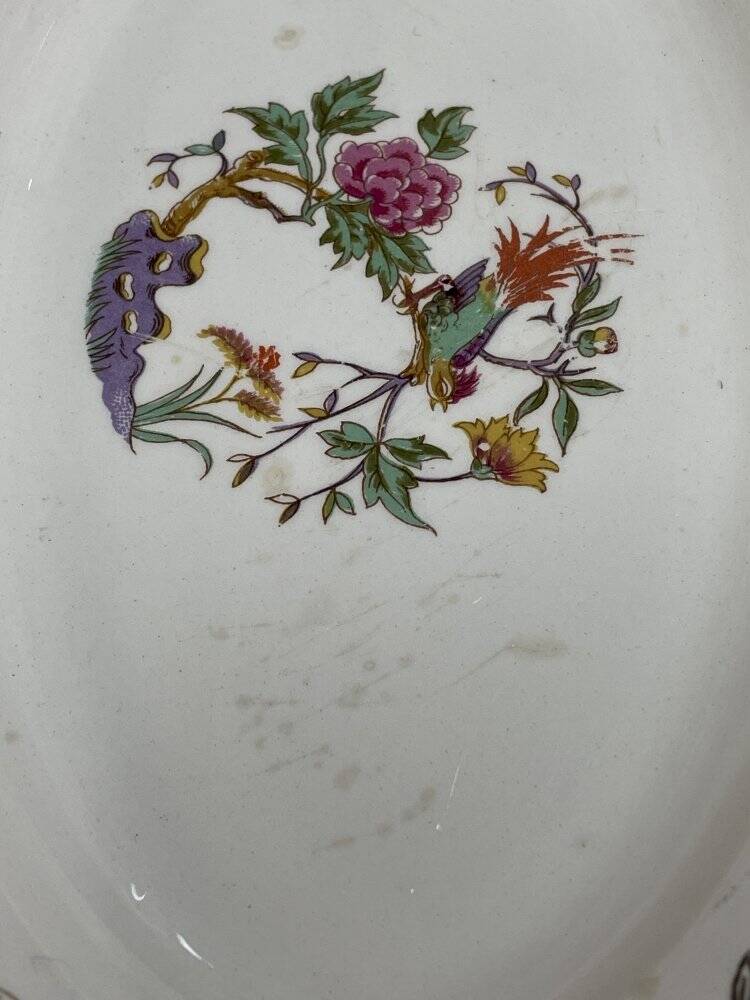 Set of 2 dishes Digoin & Sarreguemines NANTEUIL