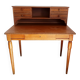 Art Deco tiered desk in light oak