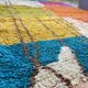 Multicoloured handmade wool Berber rug – 162 × 257 cm