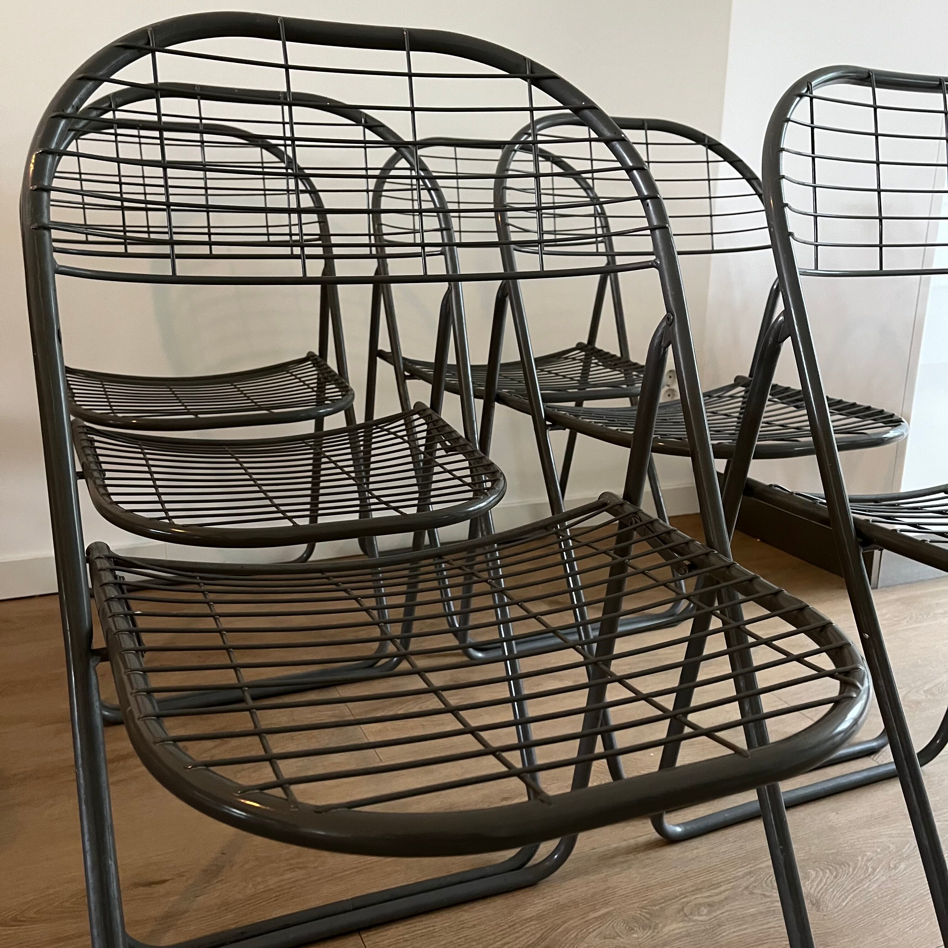 Lot de 6 chaises pliantes Kino by Niels Gammelgard