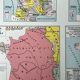 Map sheet - France, population and divisions - 27x37cm - 1