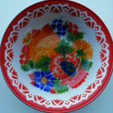 Enamelled sheet metal basin