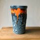 Vase fat lava J Ribero Vallauris