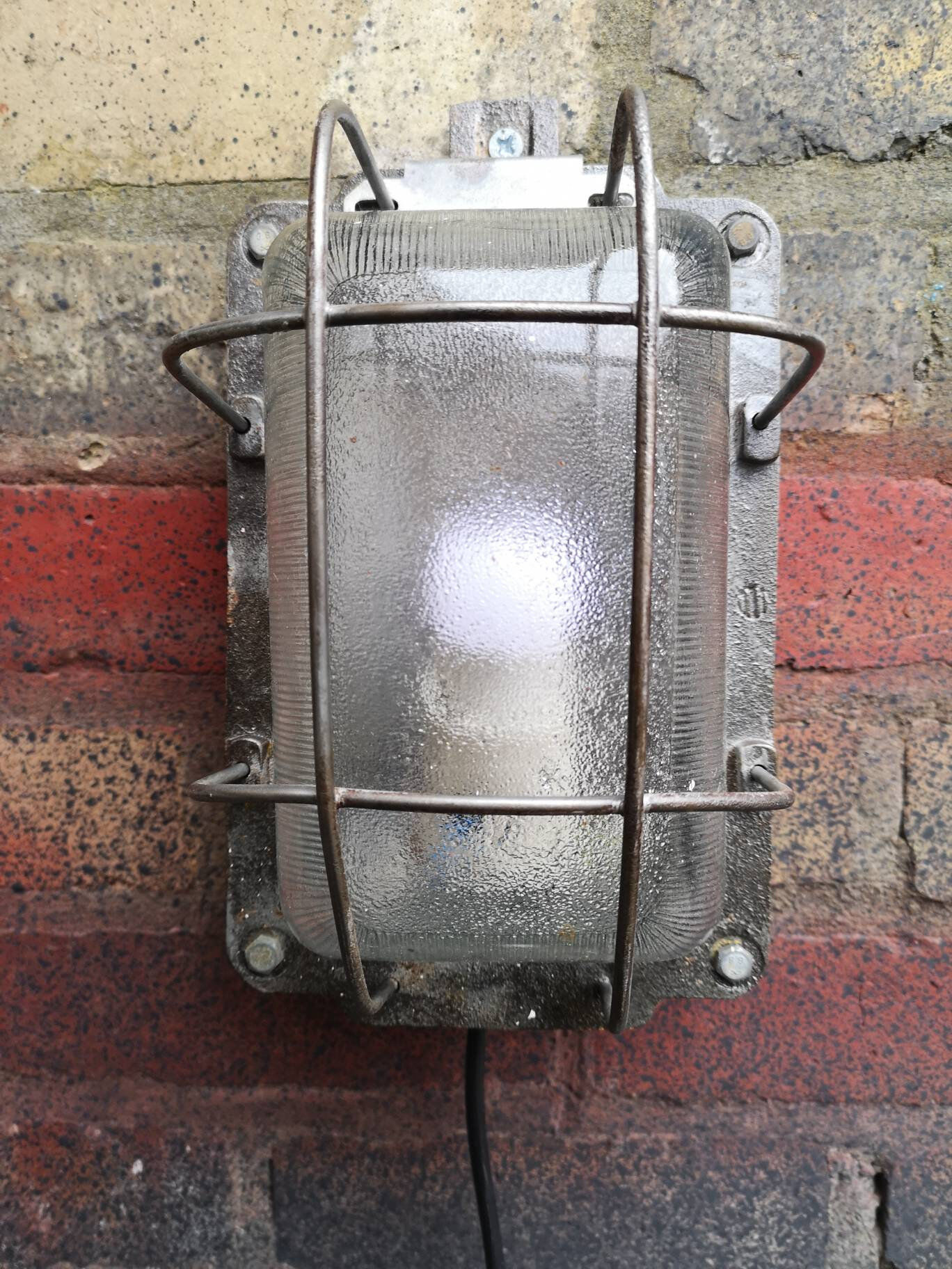 Industrial wall lamp 1960