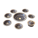 Artisanal Moroccan Dish Service 8 pieces