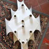 Space-age chrome wall lamp by RAAK, 8 lights, Germany, 1970