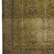 Vintage Turkish Anatolian Carpet 186x283 cm Floral Brown Blue