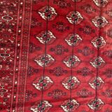 Nice big vintage carpet Bokhara handmade 200x282 cm