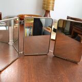 Triptych barber mirror from the 50s/60s