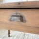 Bistro farmhouse table cherry wood turned legs 180cm
