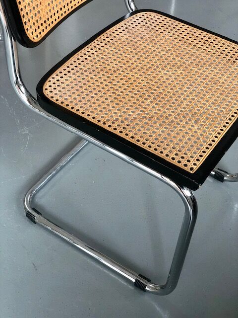 Pair of chairs Cesca B32 Marcel Breuer
